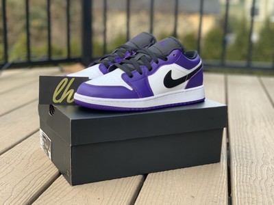 jordan 1 court purple youth