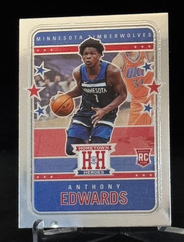 2020-21 Panini Chronicles Hometown Heroes #546 Rookie Anthony Edwards