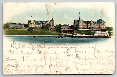 Postcard New York Long Island Shelter Island Manhasset House c1906 39R
