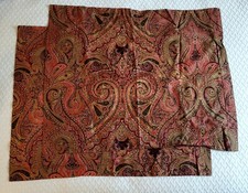 Pair of Ralph Lauren Cotton Paisley Standard Pillow Shams