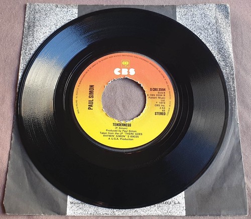 Paul Simon / Phoebe Snow And The Jessy Dixon Singers-Gone At Last 7" 1975 UK VG+ - Picture 3 of 4