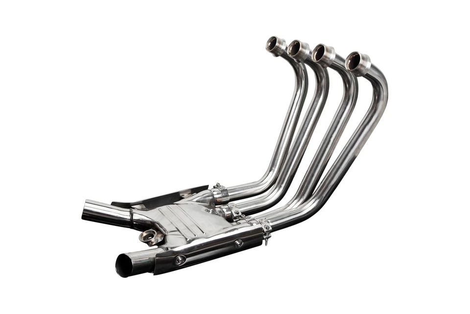 Yamaha FJ1200 1989-1993 Delkevic acero inoxidable 4-2 cabezales de escape tubos descendentes Foto 2 de 4