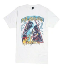 DEF LEPPARD HYSTERIA T-Shirt White NWT 100% Authentic & Official
