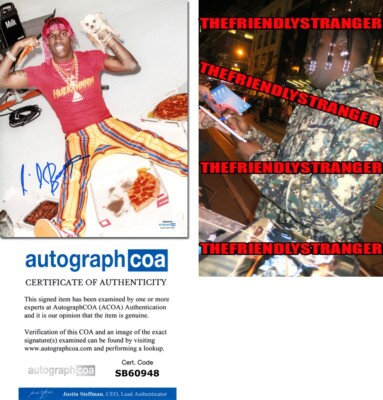 #ad Lil Yachty signed 8x10 Photo AUTOGRAPHED Rapper WWE Proof POLAND Drake ACOA COA $169.96