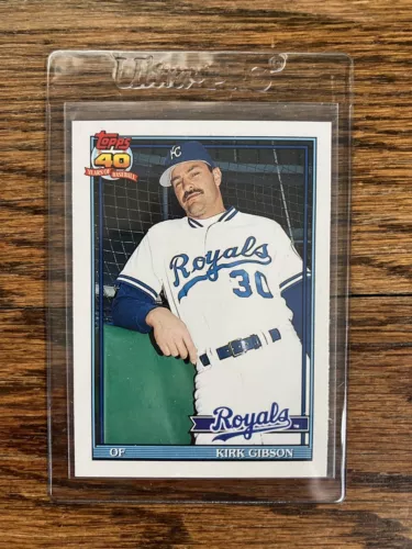 Kirk Gibson 1990 Top 40 #46T  Lot of 10 MLB Baseball Cards Ready To Grade