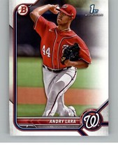 2022 Bowman Andry Lara BP-70 FBC  Washington Nationals Prospects