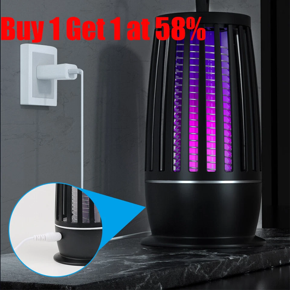 Electric Insect Bug Zapper Light UV Mosquito Killer Pest Catcher Lamp Fly Indoor