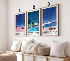 Poster Gallery Wall Art,Hiroshi Nagai Art Poster Bundle, Japanese Art Print Bund