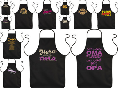 Oma Sprüche Kochschürze - Geschenk Schürze Großmutter - Schürze Beste Oma Enkel