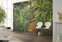 Komar Foto-Tapete Jungle 368X254 Cm GrüN Botanisch Pflanzen BläTter Wandbild