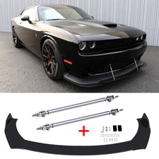 Frontspoiler Für AUDI Frontlippe Stoßstange Spoiler Lippe + Stützstange Schwarz Frontspoiler Für AUDI Frontlippe Stoßstange Spoiler Lippe + Stützstange Schwarz