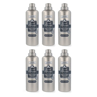 6x Tesori d´Oriente muschio bianco aromatischer Weichspüler 750ml - white musk