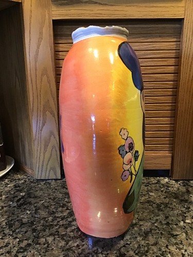 RARE DISNEY SNOW WHITE Dopey Dwarf Art Pottery Vase AMADIO SMITH #201/250 - Picture 9 of 12