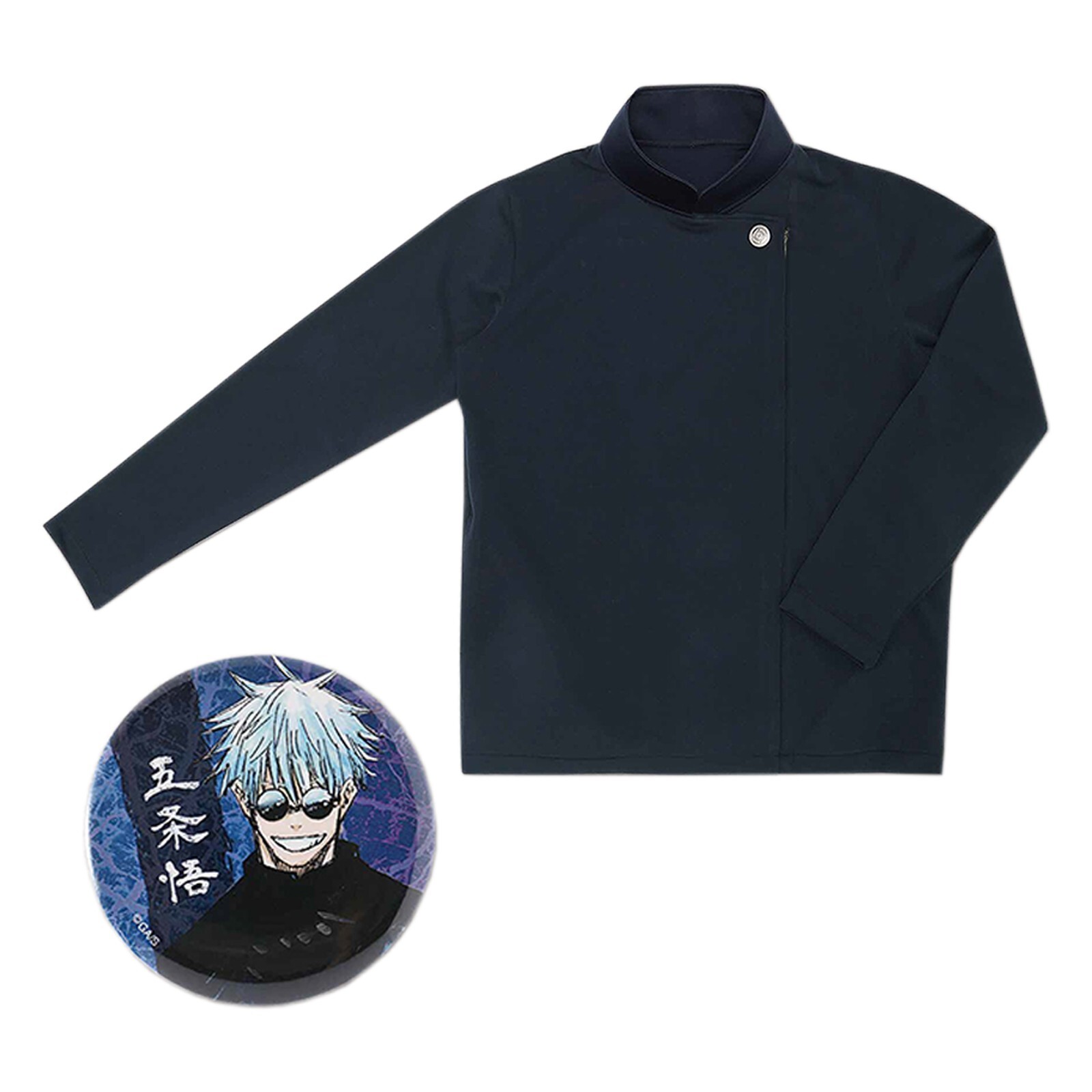 Gojo Jacket Order Jujutsu Kaisen High Track Jacket Satoru Gojo Model with Button Cosplay ...