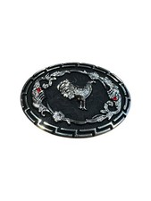 Kid  s Rooster Western Cowboy Style Buckle Rodeo Hebilla Vaquera Para Nino Gallo