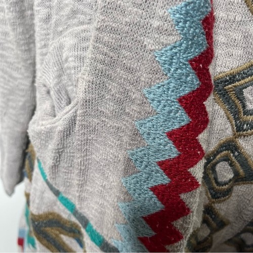 Cardigan maglione lungo Johnny Was ricamato floreale taglia small boho - Foto 3 di 6