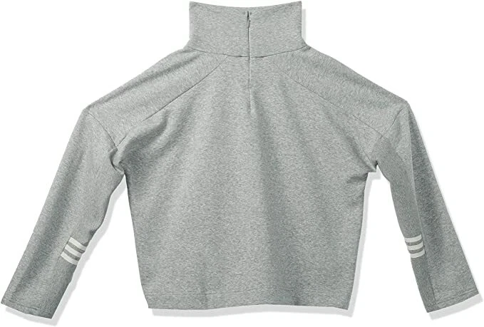 Adidas Women s Essentials Comfort Funnel Neck Sweatshirt GD2594 Gray