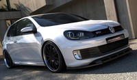Schwarze Spoilerlippe FüR Vw Golf 6 Gti Ed35 Lippe Frontspoiler Diffusor Schwert