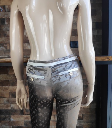 Roberto Cavalli - Just Cavalli Authentic Cropped Pants with Logo Unworn 42 IT - Picture 10 of 22