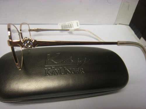 Women's Eyeglasses Frame MK10413 Gold Crystal 53-16-135-40V With case