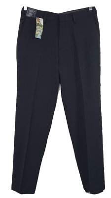 green emerald velvet dress Haggar Premium Comfort Dress Pants, Pleated Front in Black