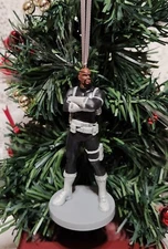 DISNEY STORE MARVEL NICK FURY AVENGERS SHIELD CUSTOM CHRISTMAS ORNAMENT HTF NEW