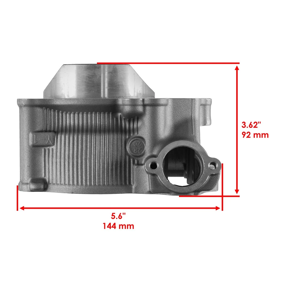 77mm Cylinder For Yamaha WR250F YZ250F 2007 2008 2009 2010 2011 2012 2013 - Image 3 of 4