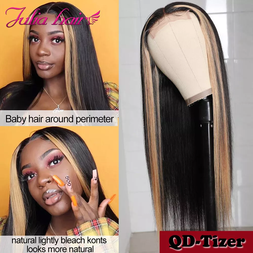 Darken a top blonde wig
