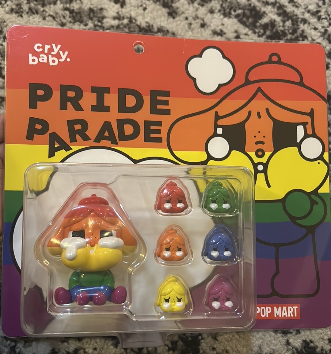 POP MART Crybaby Pride Parade Figure, 2.6 inches Height POP MART Crybaby Pride Parade Figure, 2.6 inches Height