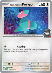 Team Rocket's Porygon 153/182 Destined Rivals Common