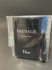 DIOR  SAUVAGE  MENS : EAU DE PARFUM SAMPLE NEW Vial with original  card   This