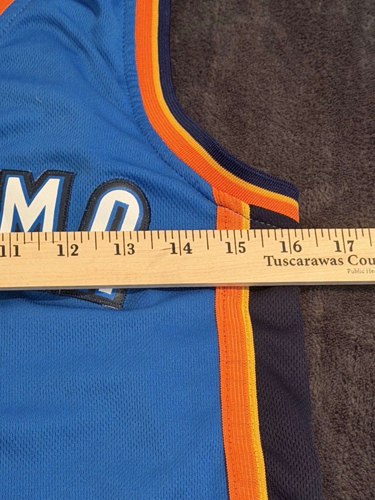 Adidas Russell Westbrook #0 Oklahoma City Thunder OKC NBA Jersey Boys Medium thumbnail 6