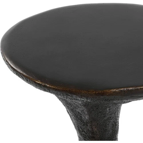 Uttermost 50188 Milan 22 X 11.75 inch Bronze Outdoor Drink Table - Picture 4 of 6