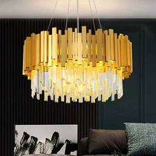 Modern Chandelier Crystal Light for Kitchen,Living Room,Bedroom,Hallway,Cafe,Bar