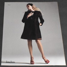 2008 Print Ad Sexy Fashion Legs Lady Heels Blonde Prada Dress Feminine Beauty TL