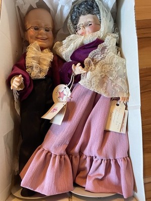 Royal Doll Grandmother Grandfather Pair In Box With Tags