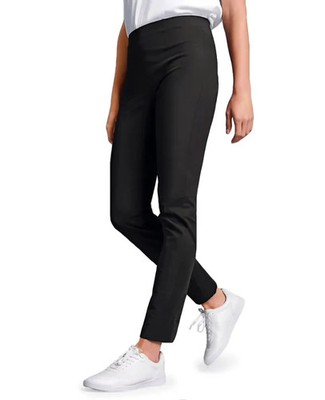 $265 RAFFAELLO ROSSI - Black Mid-Rise Penny Pants - Women's 34, US 4 NEW NWT  