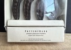 (Set/4) NEW Pottery Barn Metal Peapod Place Card Holders w/20 White Placecards — photo 5