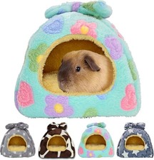 Guinea Pig Warm Hideout House Accessories Cozy Bed for Small Animals