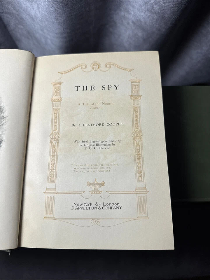 RARE Lot of 25 of Coopers Novels Published by Appleton ROSS H SPENCER BOOKPLATE Foto 4 de 4