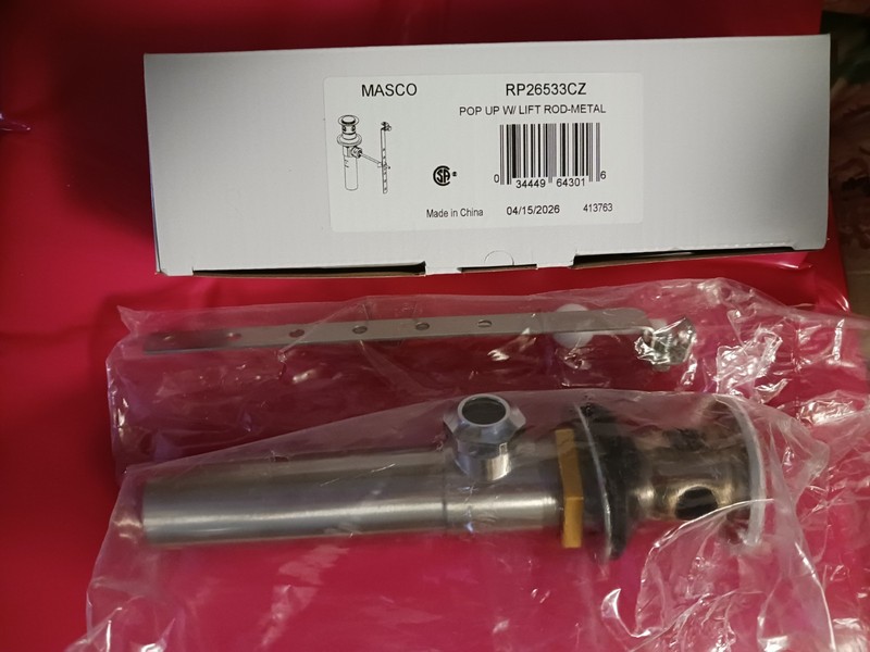 Delta Faucet RP26533CZ Metal Bathroom Drain Assembly, Champagne Bronze*NEW*