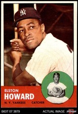 1963 Topps #60 Elston Howard Yankees MVPw 8 - NM/MT