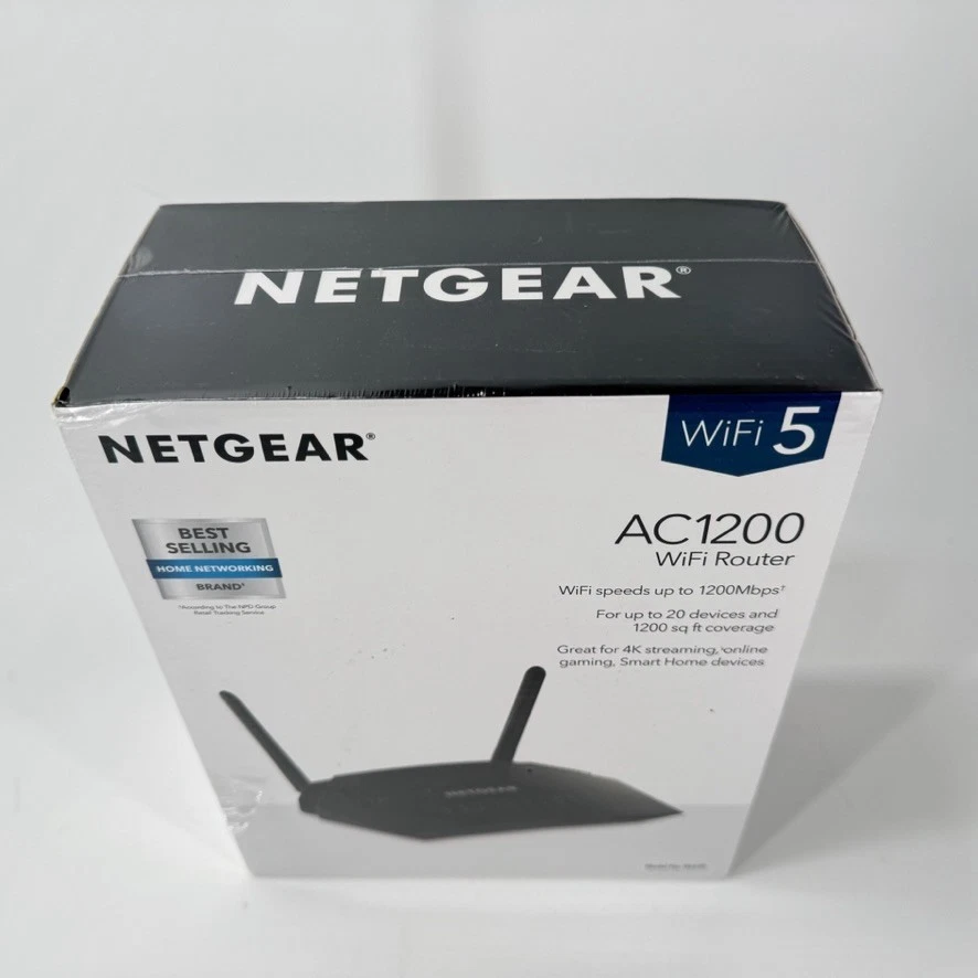 NETGEAR AC1200 1000Mbps 4 Ports 300Mbps Dual Band Gigabit Smart Router (R6230) - Image 2 of 4