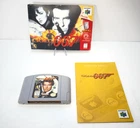 GoldenEye 007 N64 Nintendo 64 Cart Manual + Box Front Insert Tested OEM