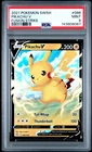 2021 POKEMON SWORD & SHIELD FUSION STRIKE #086 PIKACHU V PSA 9