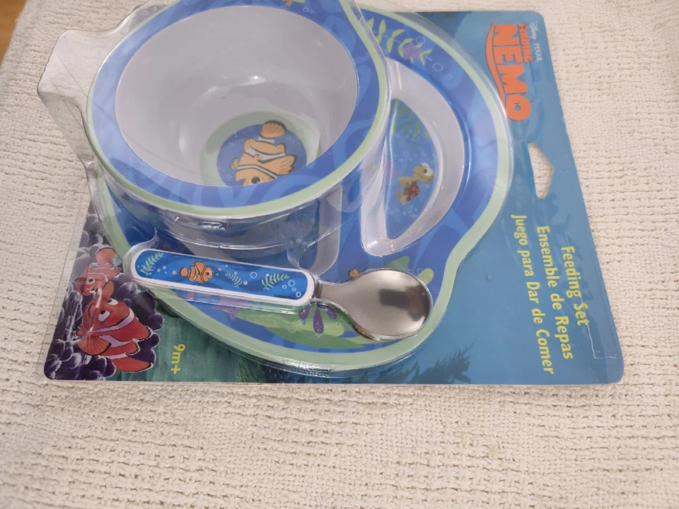 Disney Los Primeros Años Buscando a Nemo Juego de Alimentación Pixar ¡NUEVO SELLADO! Foto 4 de 4