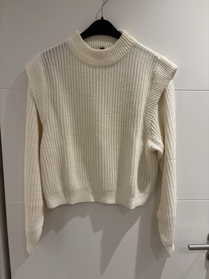H&M Divided Pullover cremeweiß / beige Gr. M