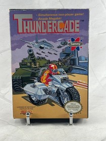 Thundercade Nintendo NES 1989 Game Complete CIB w/Box Sleeve Manual Insert Foam