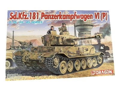 DRAGON 6210 1:35 SD. KFZ181 PANZERKAMPFWAGEN VI(P) TANK PLASTIC MODEL KIT
