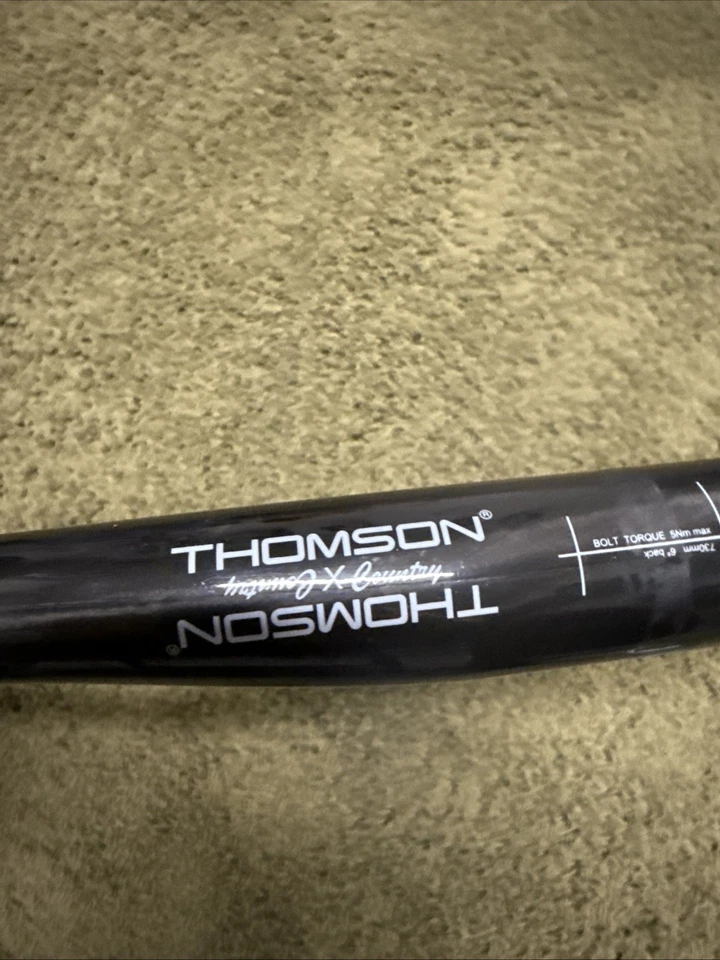 Manillar Thomson MTB carbono Cross Country 730 mm/6 grados de barrido 31,8 abrazadera Foto 2 de 4
